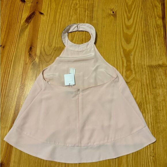 NWT MLV Blush Pink Beaded Halter Top Women’s SIZE SMALL - Picture 10 of 10